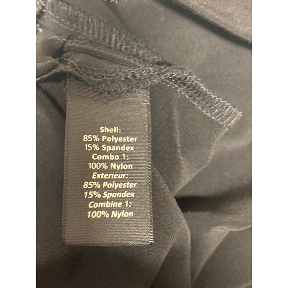 Elizabeth And James Size S Long Sleeve Mesh Panel Bandage Dress Black Cocktail - Picture 7 of 8